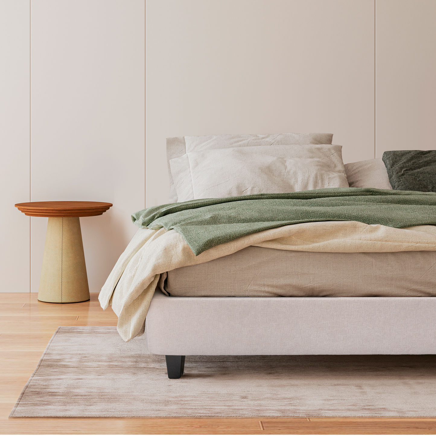 Sommier Nara con patas rectangulares