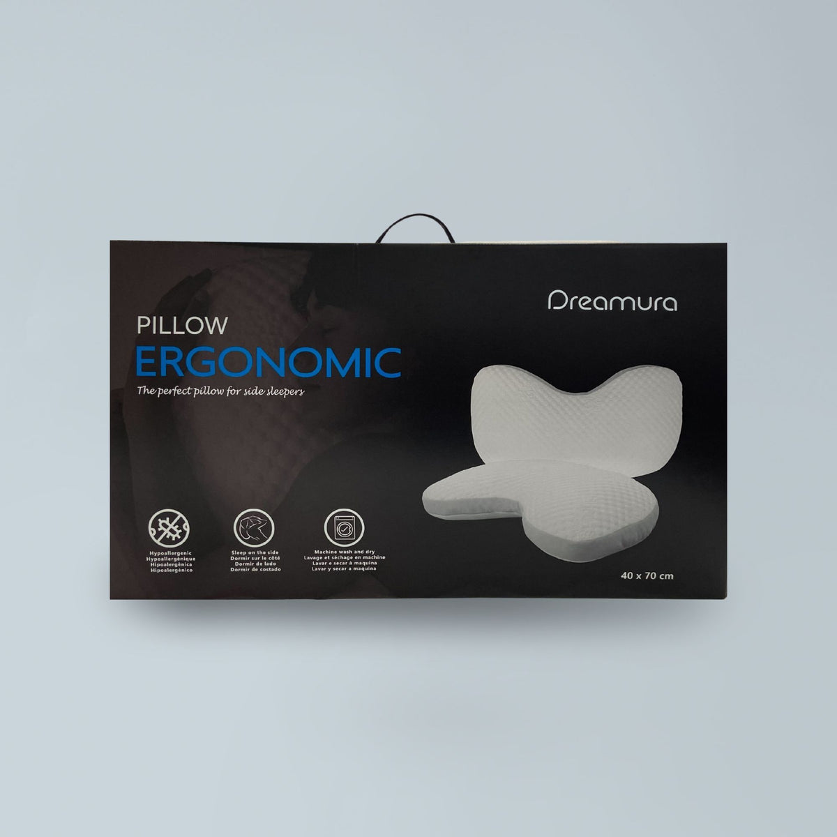 Almofada Kaiteki Dreamura - almofada ergonómica com apoio lateral