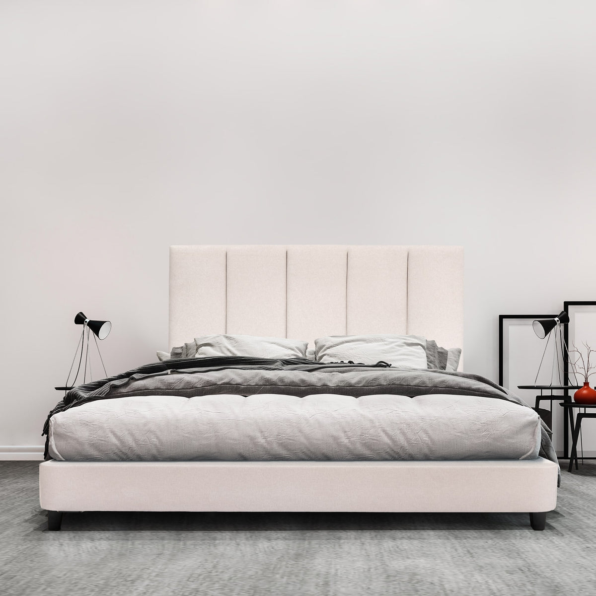 Cabeceira Kyoto Dreamura - ambiente quarto minimalista