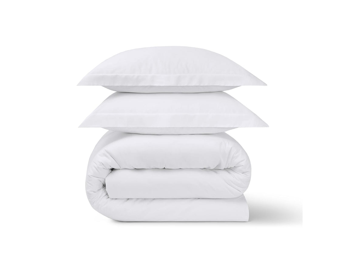 Capa Edredão Saten Branco Dreamura - detalhe do tecido cetim acetinado