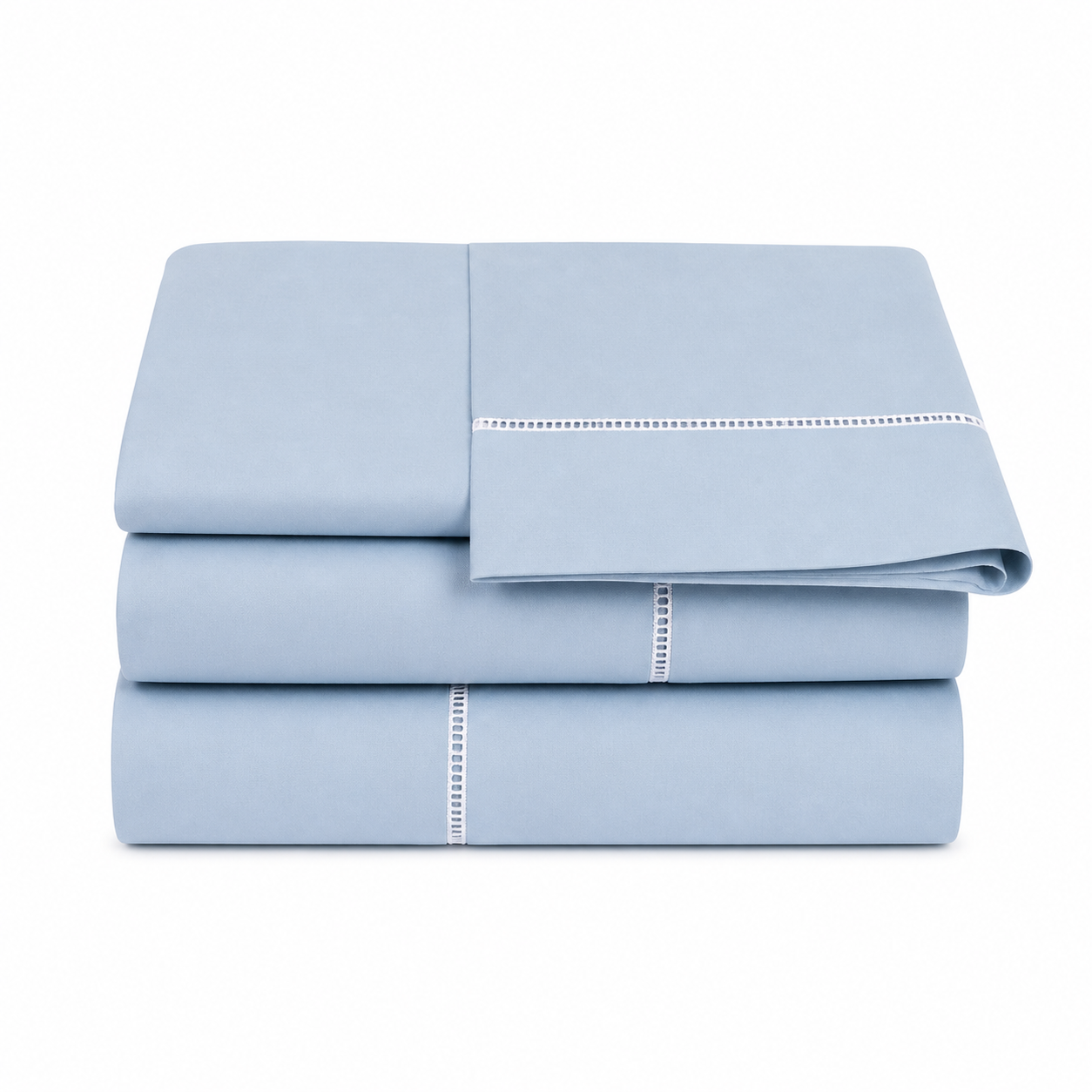 Conjunto Lençóis Bakuri Azul Dreamura - detalhe do tecido