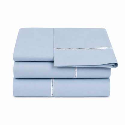 Conjunto Lençóis Bakuri Azul Dreamura - detalhe do tecido