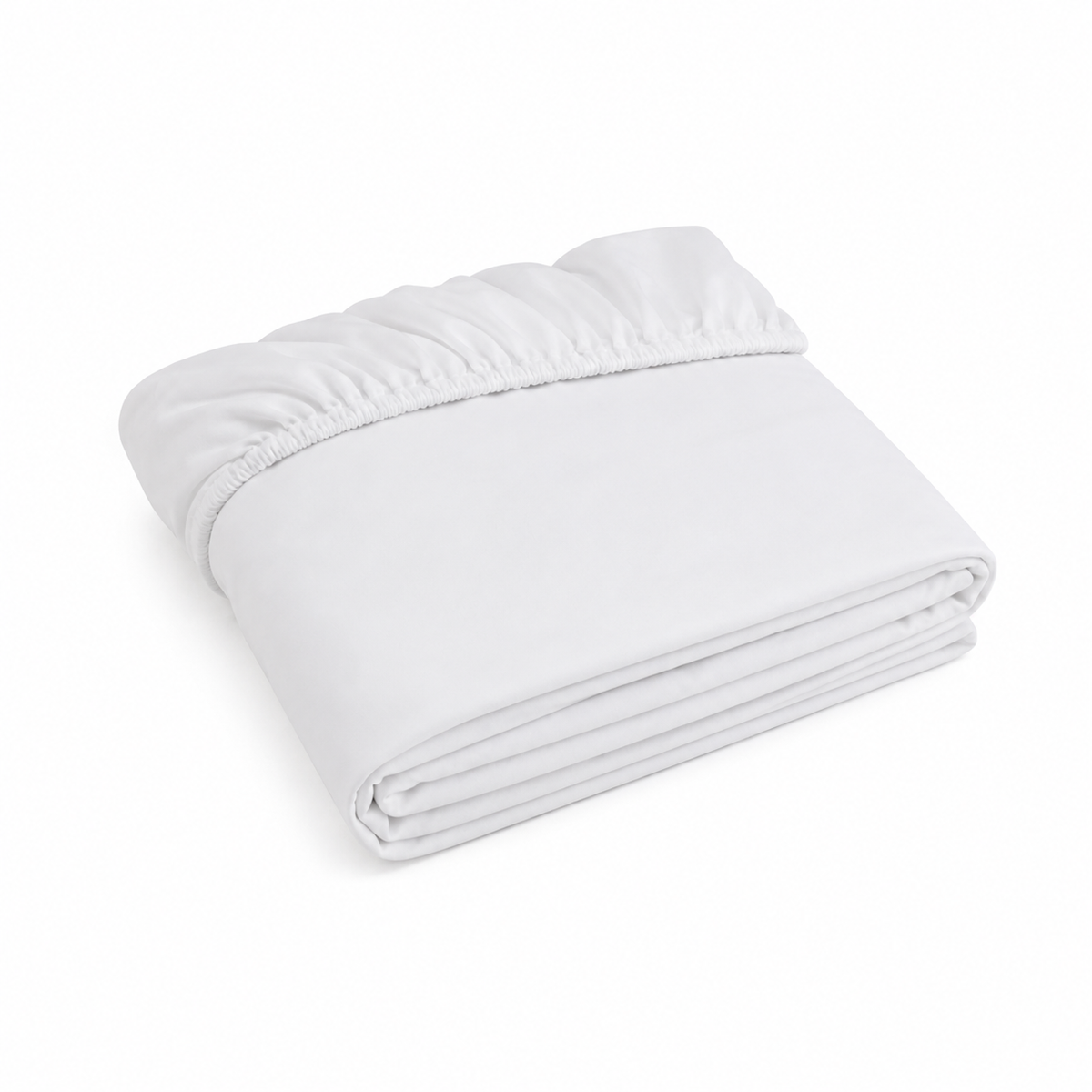 Lençol Baixo Ajustável Kihon Branco Dreamura - detalhe do elástico em toda a volta