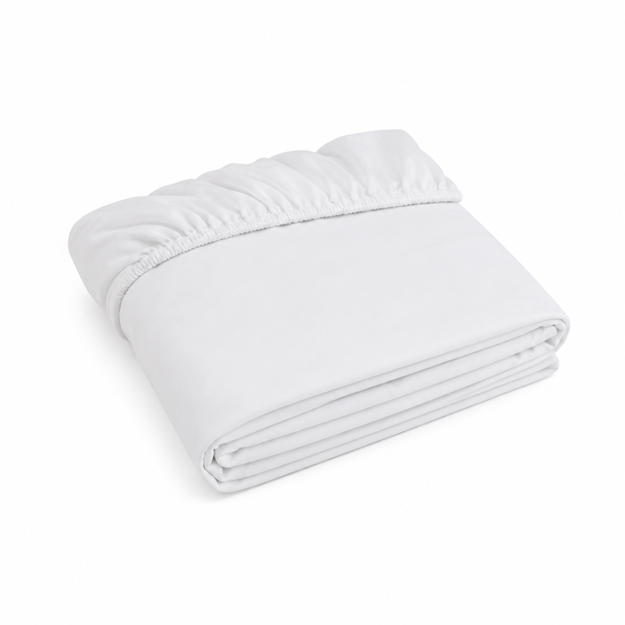Lençol Baixo Ajustável Kihon Branco Dreamura - detalhe do elástico em toda a volta