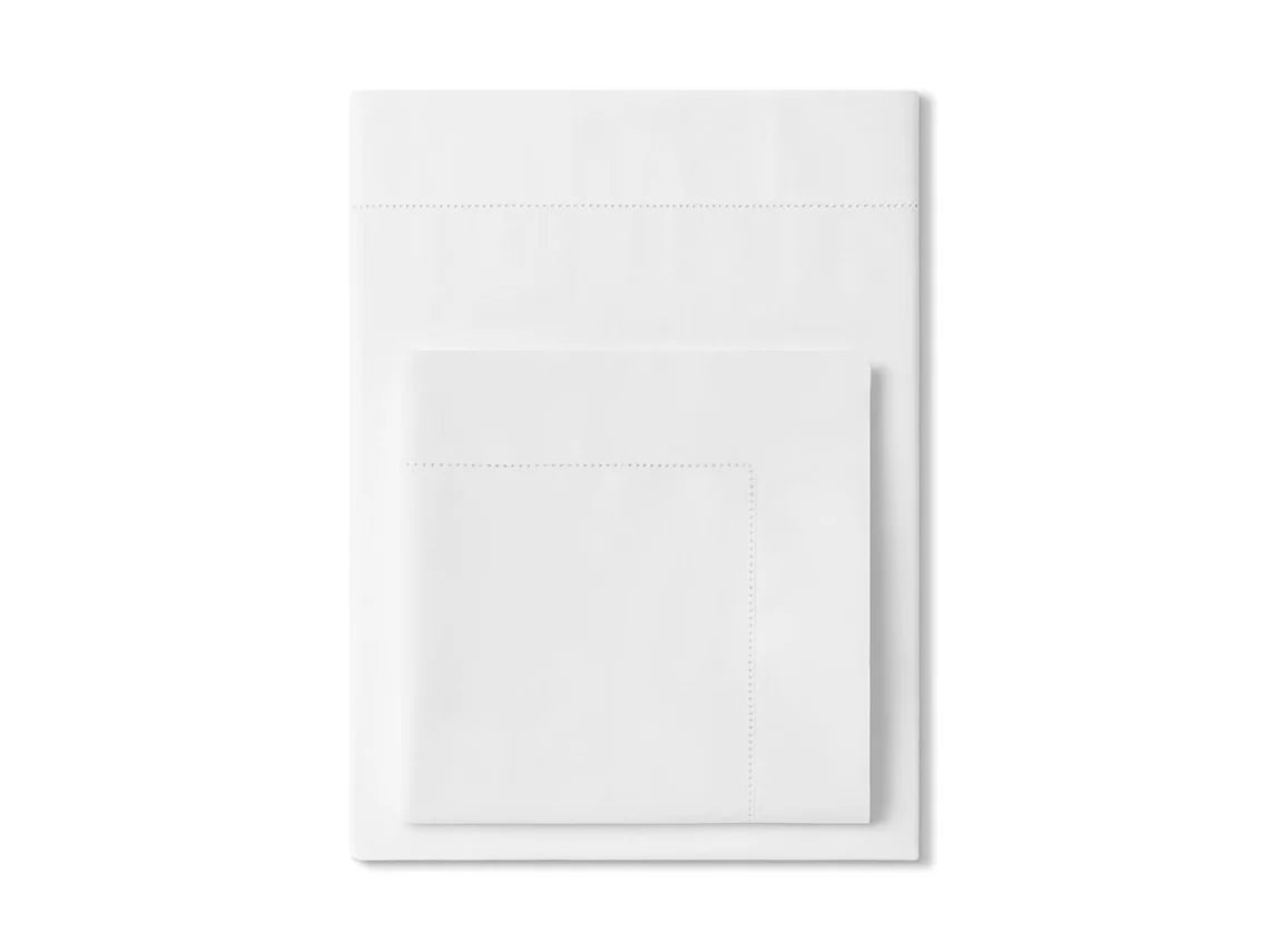 Conjunto Lençóis Pākēru Branco Dreamura - lençóis em algodão percal incluídos no bundle Manabi