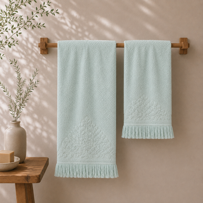 Conjunto Toalhas Kai Verde Dreamura - conjunto de toalhas
