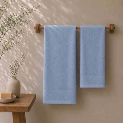 Conjunto Toalhas Nami Azul Dreamura - conjunto de toalhas