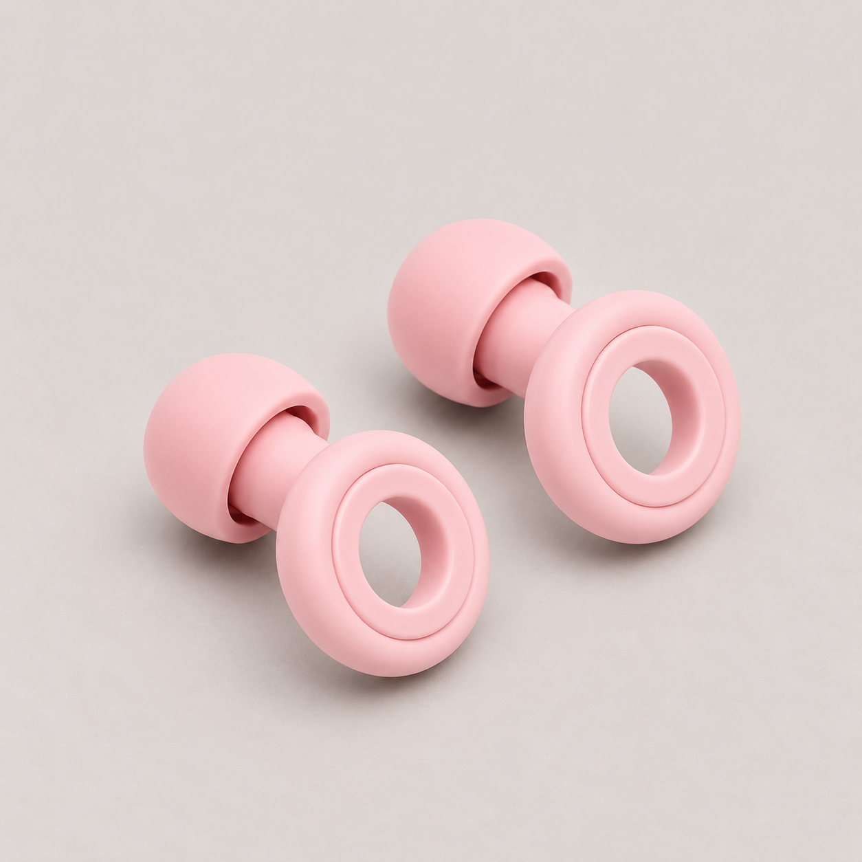 Tampões para Dormir Seijaku Dreamura - modelo rosa com caixa compacta de transporte