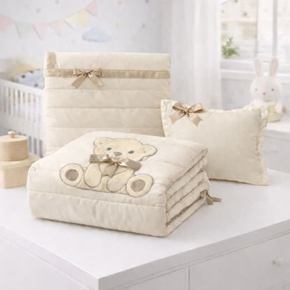 Conjunto Edredão + Resguardo + Almofada de Bebé Beppu