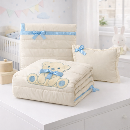 Conjunto Edredão + Resguardo + Almofada de Bebé Beppu