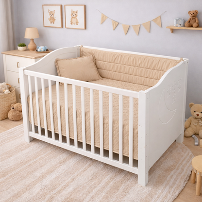 Conjunto Edredão + Resguardo + Almofada de Bebé Neru