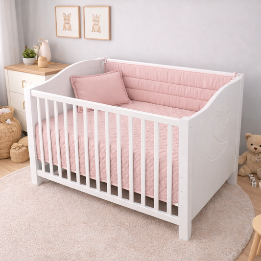 Conjunto Edredão + Resguardo + Almofada de Bebé Neru